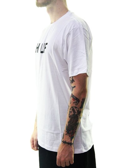 Camiseta Masculina HUF OG Logo Manga Curta Estampada - Branco