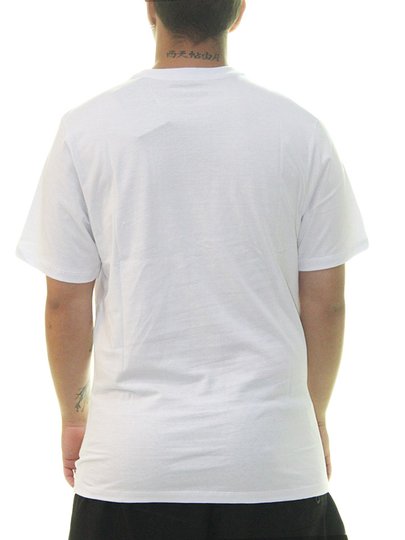 Camiseta Masculina Hurley Flower Sun Manga Curta Estampada - Branco