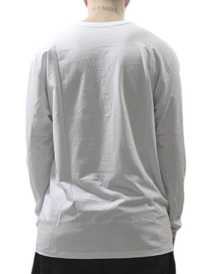 Camiseta Masculina Hurley Manga Longa Puff - Branco