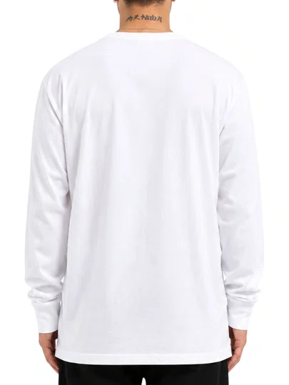 Camiseta Masculina Hurley Manga Longa Puff - Branco