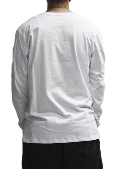Camiseta Masculina Hurley Mini Icon II Manga Longa Estampada - Branco