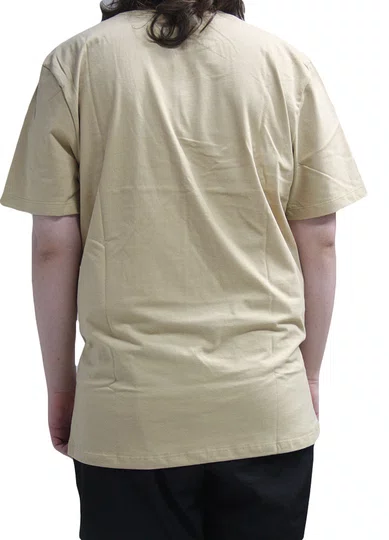 Camiseta Masculina Hurley Mini Icon Manga Curta Estampada - Bege