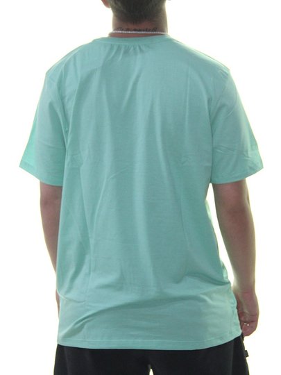 Camiseta Masculina Hurley Mini Icon Manga Curta Estampada - Verde Agua