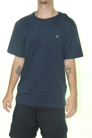 Camiseta Masculina Hurley Mini Icon Manga Curta - Marinho