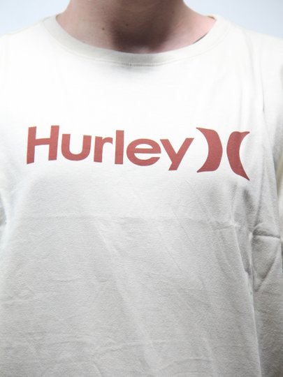Camiseta Masculina Hurley O&O Solid Manga Curta Estampada - Areia