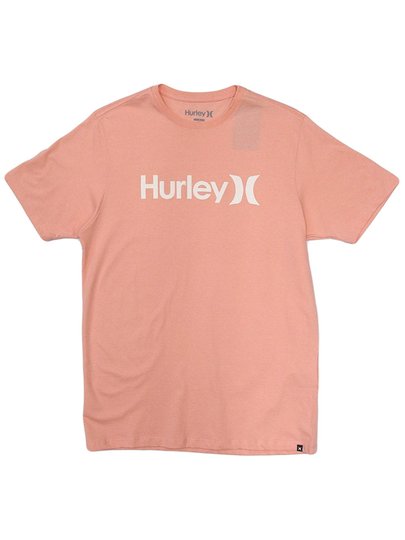 Camiseta Masculina Hurley O&O Solid Manga Curta Estampada - Rosa