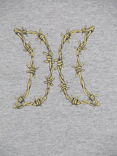 Camiseta Masculina Hurley Silk Hand Manga Curta Estampada - Cinza/Mescla