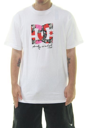 Camiseta Masculina Importada DC Aw Life And Death Manga Curta Estampada - Branco