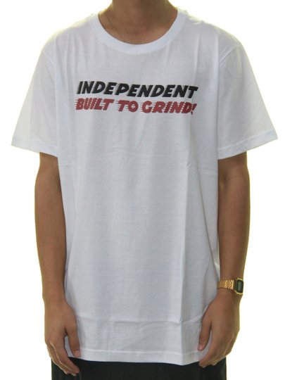 Camiseta Masculina Independent BTG SS Manga Curta Estampada - Branco