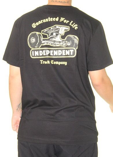 Camiseta Masculina Independent GFL Manga Curta Estampada - Preto