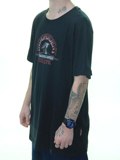 Camiseta Masculina Independent IFL Truck Manga Curta - Preto
