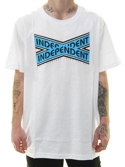 Camiseta Masculina Independent Intersect Manga Curta Estampada - Branco