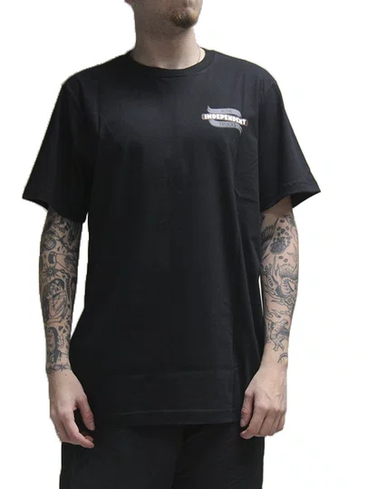 Camiseta Masculina Independent Liberty Manga Curta Estampada - Preto