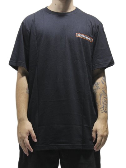 Camiseta Masculina Independent Profile SS Manga Curta Estampada - Preto