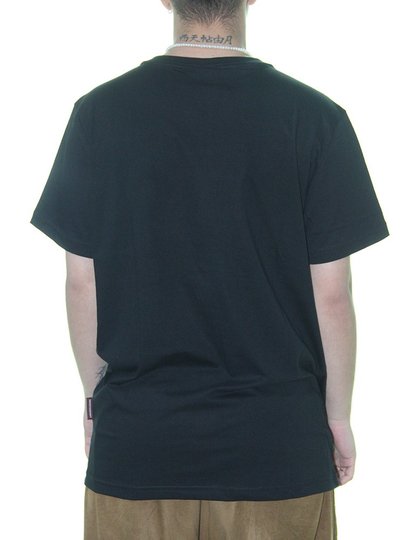 Camiseta Masculina Independent Span Logo Manga Curta Estampada - Preto