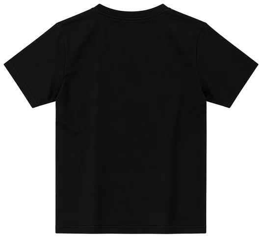 Camiseta Infantil Santa Cruz Burnit Bone Manga Curta Estampada - Preto