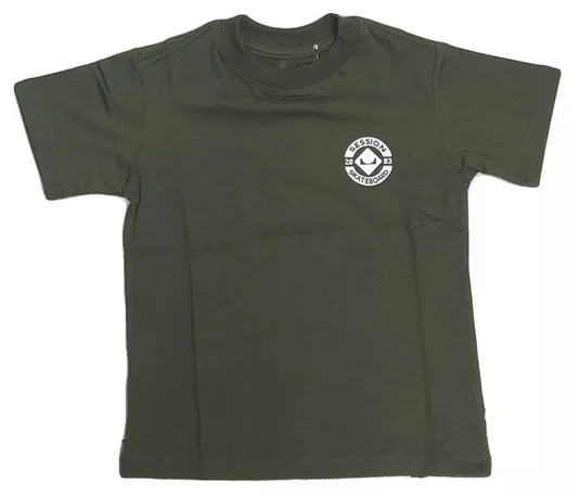 Camiseta Masculina Infantil Session Chest Logo Manga Curta Estampada - Verde