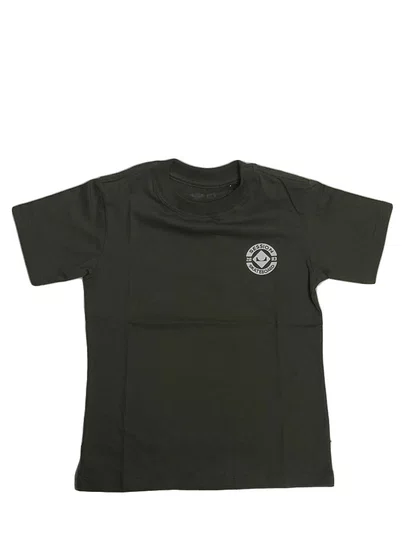 Camiseta Masculina Infantil Session Skateboard Manga Curta Estampada - Verde