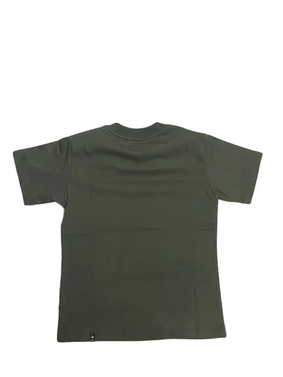 Camiseta Masculina Infantil Session Skateboard Manga Curta Estampada - Verde
