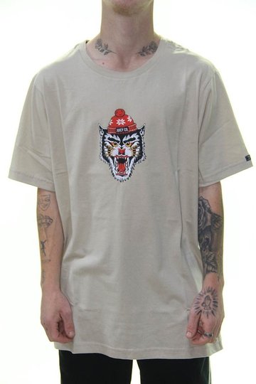 Camiseta Masculina Juicy CO. Tiger Manga Curta Estampada - Bege