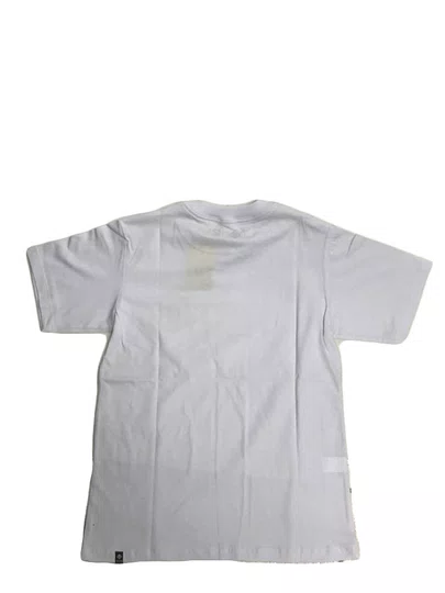 Camiseta Masculina Juvenil Session Skateboard Manga Curta Estampada - Branco