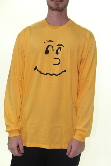 Camiseta Masculina Lakai Blockhead Manga Longa - Amarelo