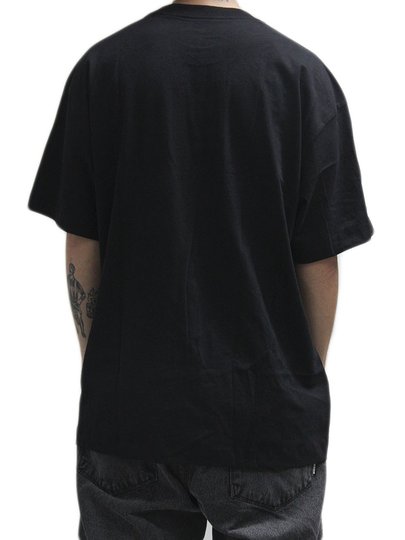 Camiseta Masculina Lay Back Pocket Manga Curta Estampada - Preto