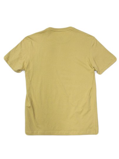Camiseta Masculina Lost Basics Sheep Manga Curta Estampada - Amarelo Queimado