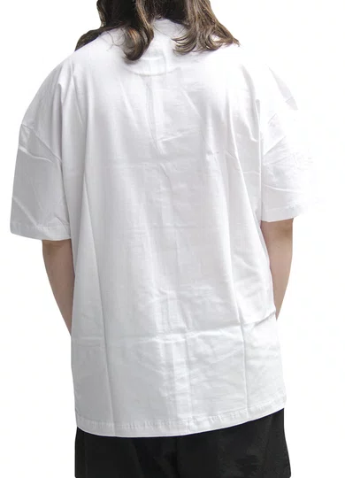 Camiseta Masculina Lost Box Fit Manga Curta Estampada - Branco