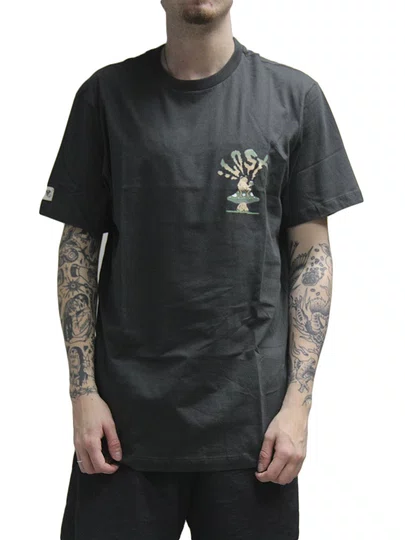 Camiseta Masculina Lost Fantastic Magic Tea Manga Curta Estampada - Chumbo