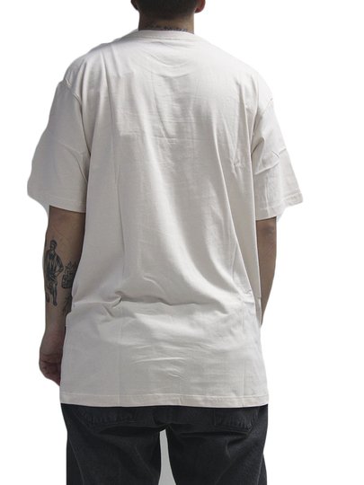Camiseta Masculina Lost Love Mushtoons Manga Curta Estampada - Bege