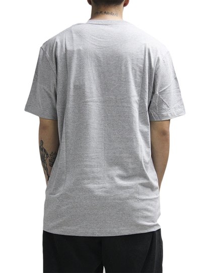 Camiseta Masculina Lost Maniac Manga Curta Estampada - Cinza/Mescla