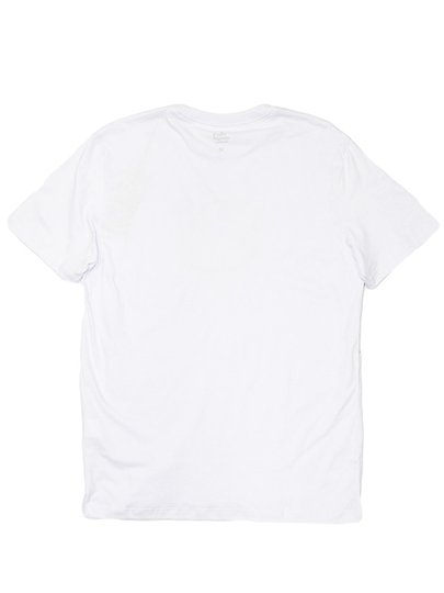 Camiseta Masculina Lost Saturn Blur Manga Curta Estampada - Branco