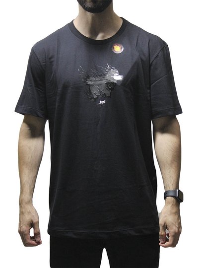 Camiseta Masculina Lost Sheep On Fire - Preto
