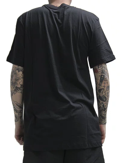 Camiseta Masculina Lost Wizard Manga Curta Estampada - Preto