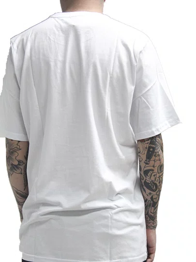 Camiseta Masculina LRG 20 Stacked Manga Curta Estampada - Branco