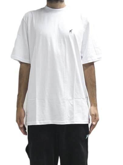 Camiseta Masculina LRG 47 Knit Manga Curta Estampada - Branco