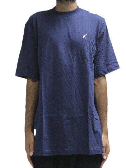 Camiseta Masculina LRG 47 Knit Manga Curta Estampada - Marinho