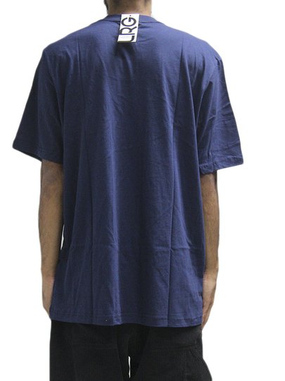 Camiseta Masculina LRG 47 Knit Manga Curta Estampada - Marinho