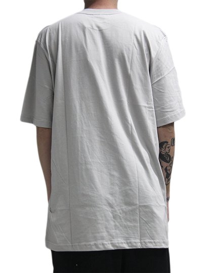 Camiseta Masculina LRG Effective Knit Manga Curta Estampada - Cinza