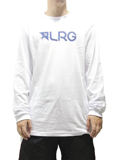 Camiseta Masculina LRG Effective Manga Longa Estampada - Branco
