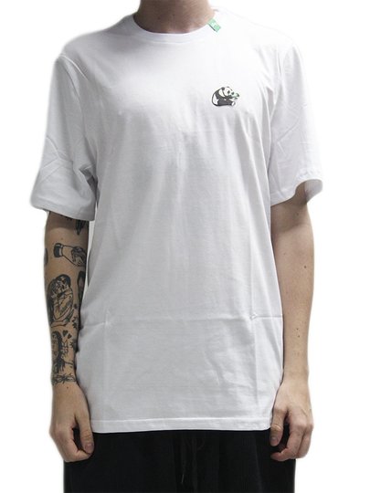 Camiseta Masculina LRG Feed The Animals Manga Curta Estampada - Branco