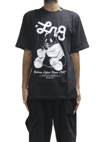 Camiseta Masculina LRG Mag Life Manga Curta Estampada - Preto