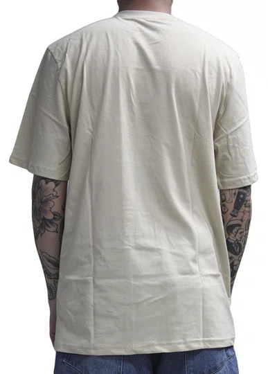 Camiseta Masculina LRG Research Manga Curta Estampada - Bege