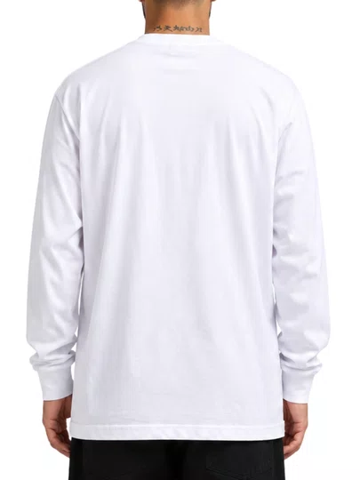Camiseta Masculina LRG Research Over Manga Longa Estampada - Branco