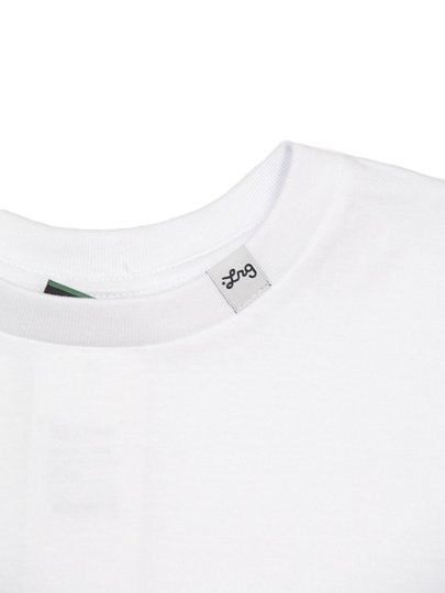 Camiseta Masculina LRG Rooting Deply Knit Manga Curta Estampada - Branco
