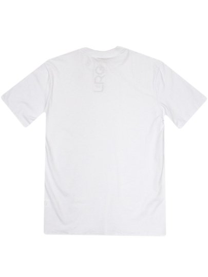 Camiseta Masculina LRG Rooting Deply Knit Manga Curta Estampada - Branco