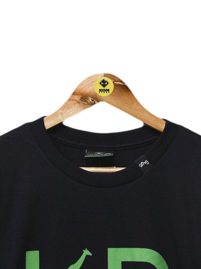 Camiseta Masculina LRG Stacked Manga Curta Estampada - Preto