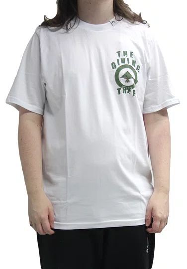 Camiseta Masculina LRG The Giving Tree Manga Curta Estampada - Branco
