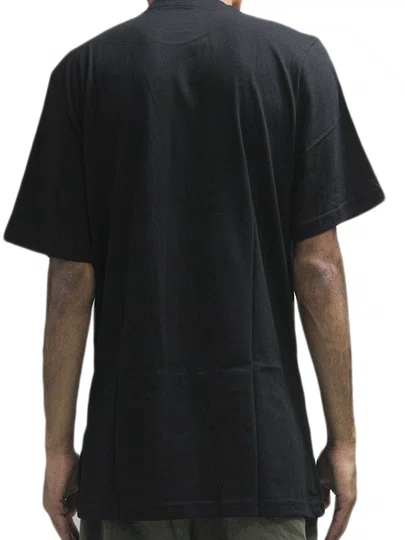 Camiseta Masculina LRG Western Script Manga Curta Estampada - Preto